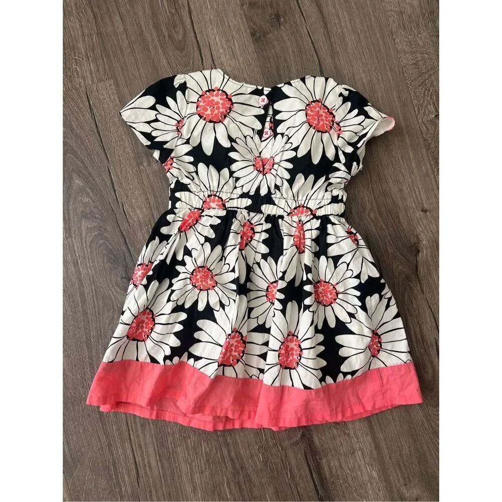 Gymboree Girls' Toddler Daisy Print Poplin Dress size 18-24